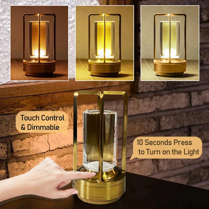 LumiRetro™ | Cordless Rechargeable LED Table Lamp