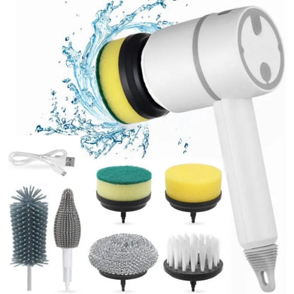 6-in-1 Electric Spin Scrubber