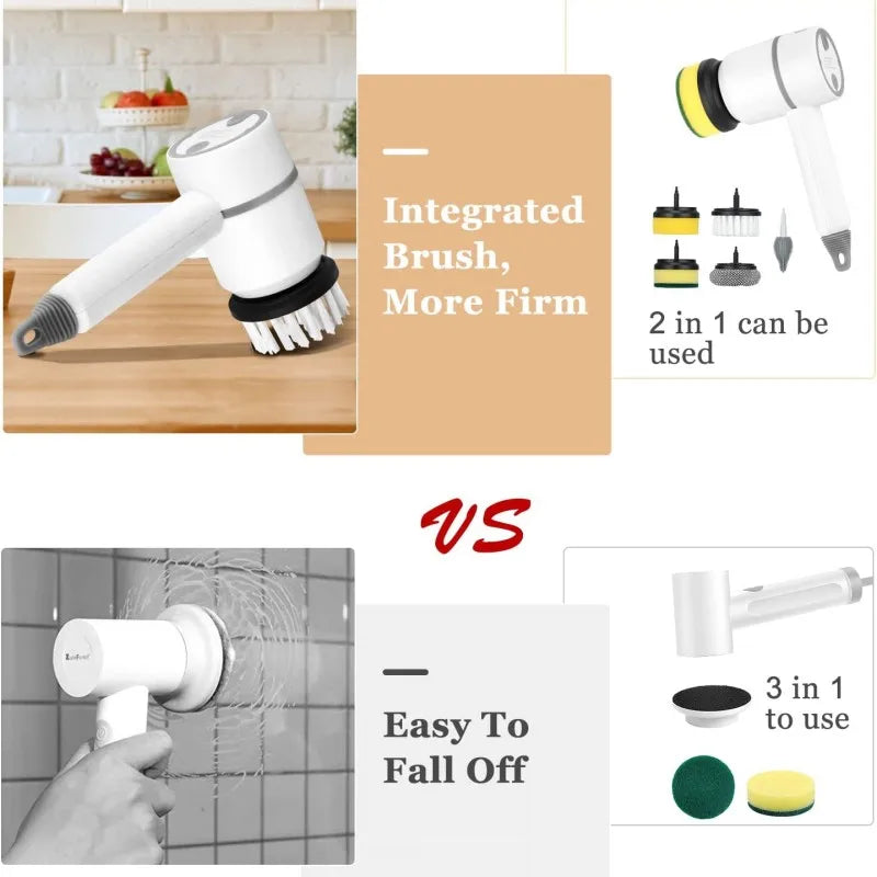 6-in-1 Electric Spin Scrubber