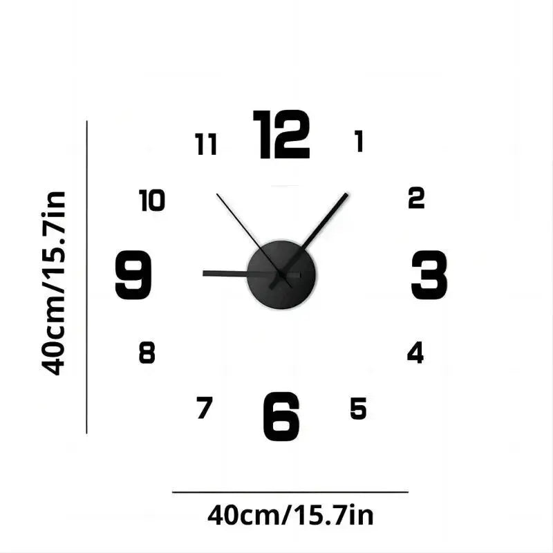 WallTime | The Minimalist Decal Clock